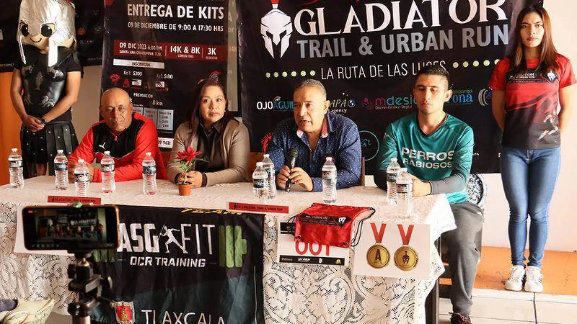 presentación carrera atlética